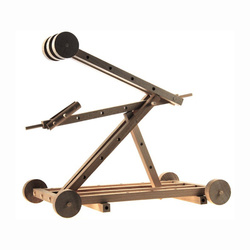 Grand trébuchet en bois naturel à monter
