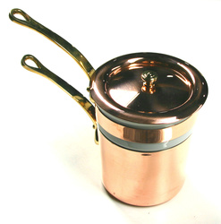 Copper & porcelain bain-marie - Mauviel – Chez Pluie