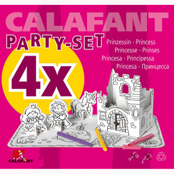 Princesses et châreau en carton