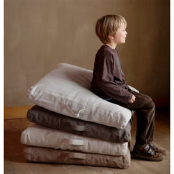 Coussin de sol en lin 