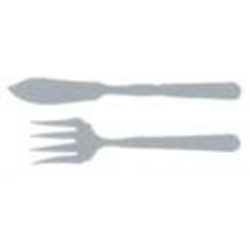 Service poisson 2 pièces 