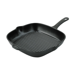 Poêle Grill carrée en fonte - 41 cm