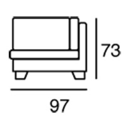 Chauffeuse d'angle 