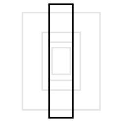 Tapis de couloir en lin 77x350
