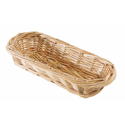 Banneton long en osier blanc