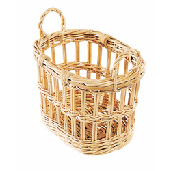 Mini panier à défourner en osier blanc
