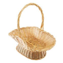 Glaneuse louis XV sur pied - osier blanc