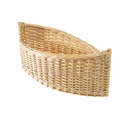 Porte-revue parenthèse en osier bicolore