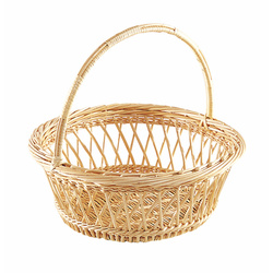 Corbeille Layette en osier blanc