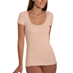 T-shirt amincissant bicolore 