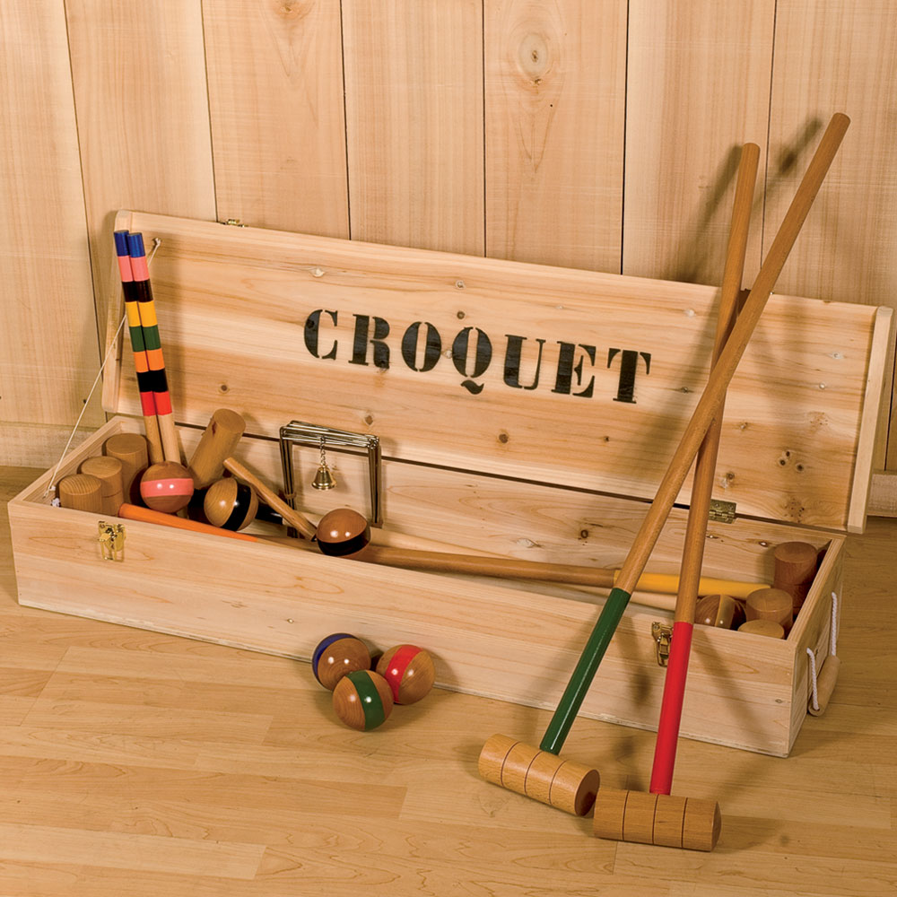 Article - Jeu de croquet en bois 8 joueurs