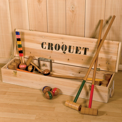 Jeu de croquet en bois 8 joueurs