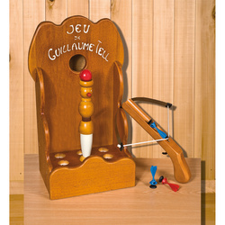 Jeu de Guillaume Tell en bois