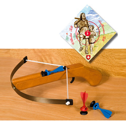 Jeu Arbalette en bois + cible