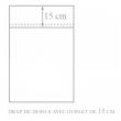 Draps de dessus en lin