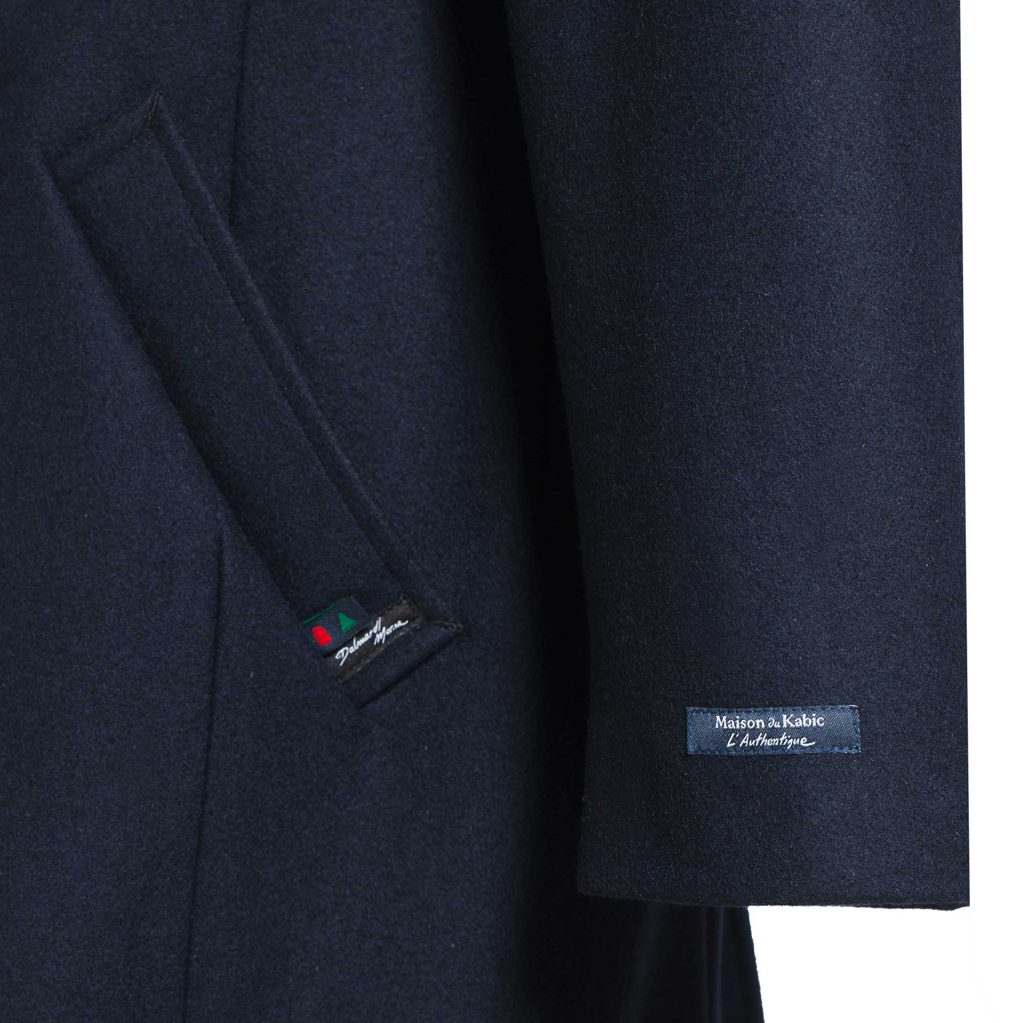 MILAN manteau homme ajusté laine imperméable - La boutique Dalmard Marine