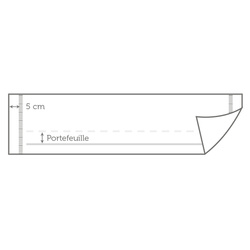 Taies de traversin pastel fin. Bourdon