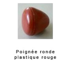 Lot de 8 poignées rondes