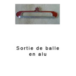 Sortie de balles aluminium