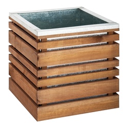 Bac à fleurs carré 