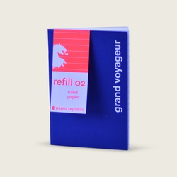 2 carnets pages à rayures - 9,5 x 14 cm