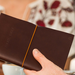 Impression texte milieu haut du carnet