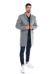 Manteau homme en laine -