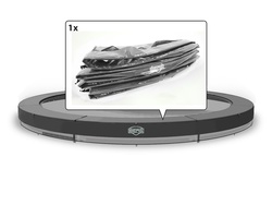 Coussin de trampoline 430  Elite Inground gris