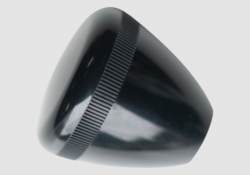 Lot de 8 poignées Bakélite noire ronde