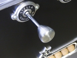 Lot de 8 poignées aluminium brossé poire