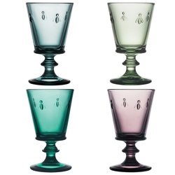 Lot de 4 verres à vin 'Abeille