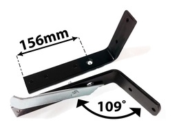 Lot de 2 supports pour garde-boue - cadre XL