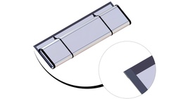 Toile pour cloison de côté - velcro 4 faces - FC 2527