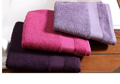 serviettes coton peigné santens